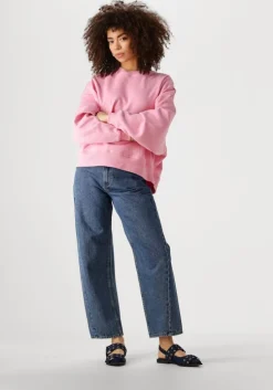 blauwe edited mom jeans mathilda denim trousers