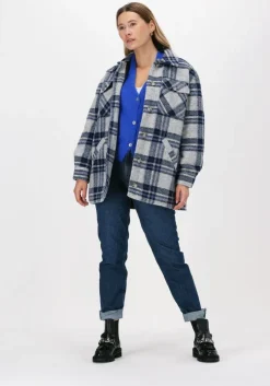 blauwe envii blouses enalder jacket 6848