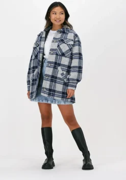 blauwe envii blouses enalder jacket 6848