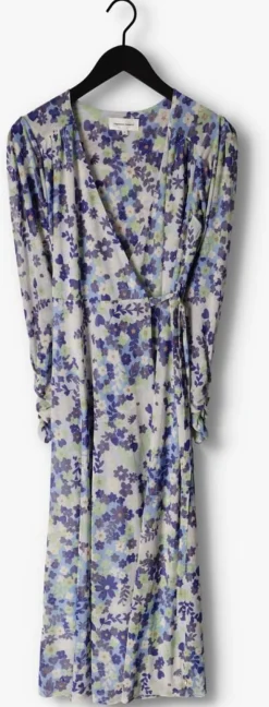 blauwe fabienne chapot midi jurk natalie dress 123