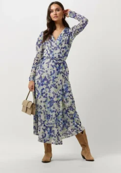 blauwe fabienne chapot midi jurk natalie dress 123