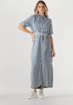 blauwe freebird maxi jurk daelia