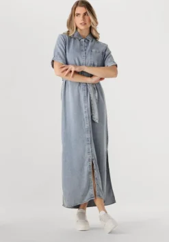 blauwe freebird maxi jurk daelia