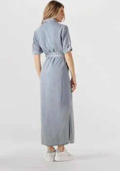 blauwe freebird maxi jurk daelia