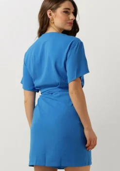 blauwe freebird mini jurk kolette ss