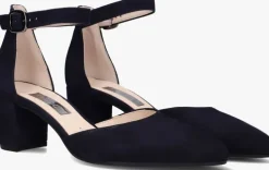 blauwe gabor sandalen met hak 340