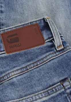blauwe g-star raw straight leg jeans kate boyfriend wmn