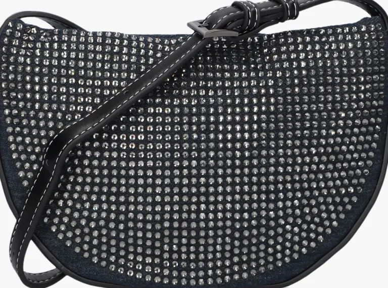 HVISK e schoudertas halo denim embellished>DAMES Schoudertassen