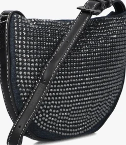 HVISK e schoudertas halo denim embellished>DAMES Schoudertassen