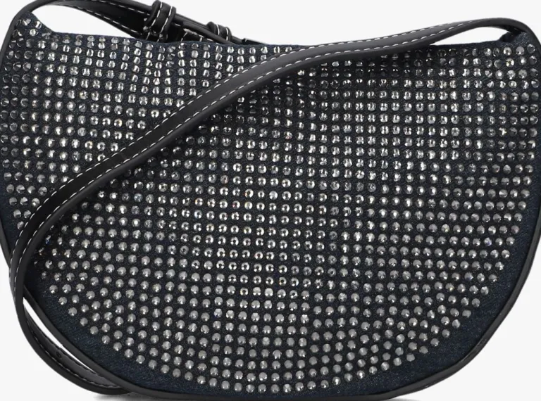 HVISK e schoudertas halo denim embellished>DAMES Schoudertassen