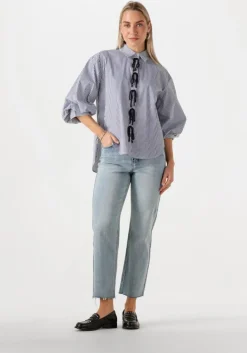 JANSEN AMSTERDAM e blouses lois blouse csb 798 bowstraps 3/4 sleeve wide fit><noscript><img width=