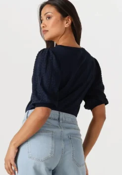 blauwe jansen amsterdam top tanda top k 136 short puffed sleeve