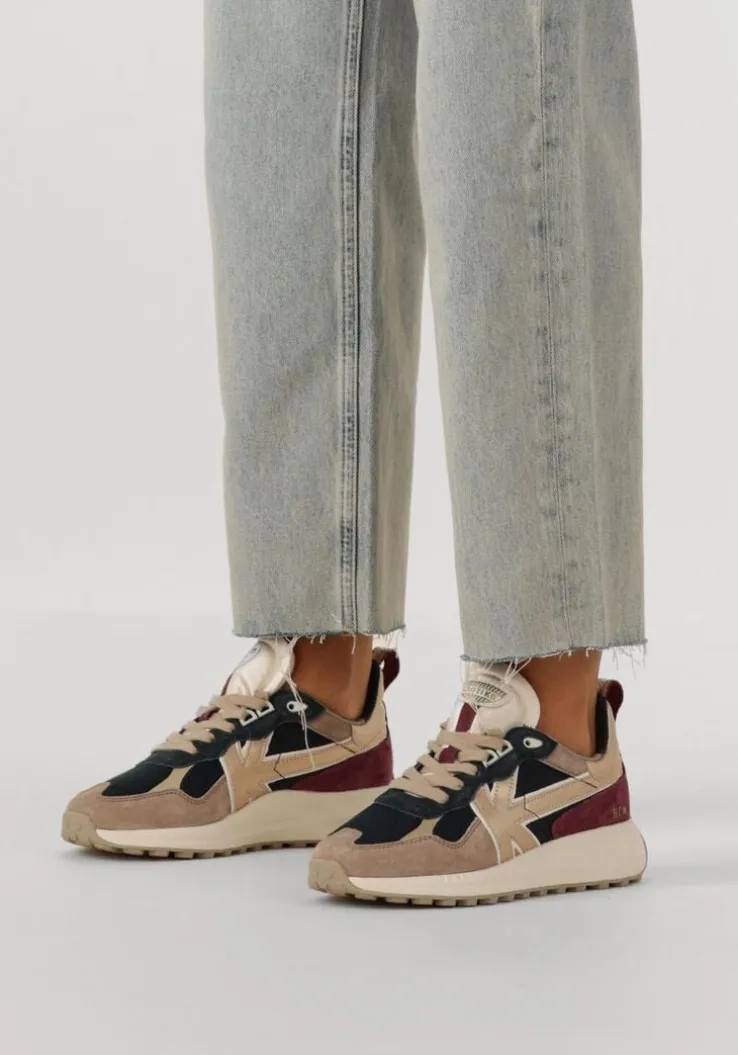 blauwe kaotiko lage sneakers detroit glam