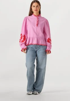 blauwe lee wide jeans rider loose