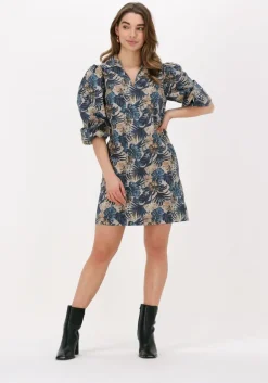 blauwe liu jo mini jurk abito ts.nav t4883