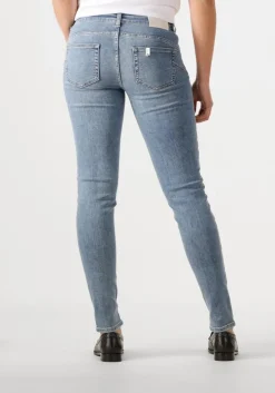 blauwe liu jo slim fit jeans b.up fabulous reg.w.