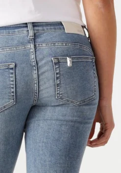 blauwe liu jo slim fit jeans b.up fabulous reg.w.