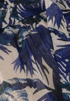 blauwe lollys laundry maxi jurk neell maxi dress ls