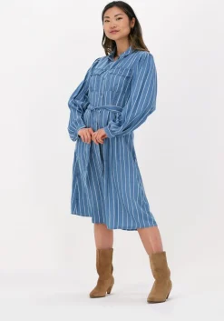 LOLLYS LAUNDRY e midi jurk kamma>DAMES Jurken