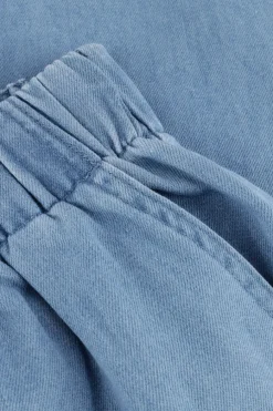 blauwe minus wide jeans bora mid waist pant