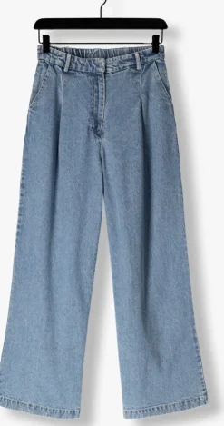 blauwe modström wide jeans minnimd pants