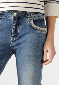 blauwe mos mosh skinny jeans naomi matteos jeans