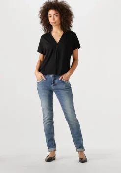 blauwe mos mosh skinny jeans naomi matteos jeans