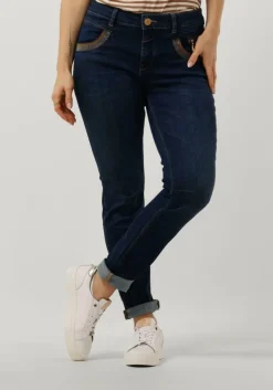 blauwe mos mosh slim fit jeans naomi shade blue jeans