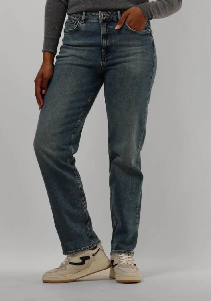 blauwe mos mosh straight leg jeans rachel galleon jeans