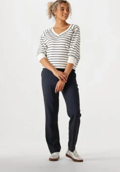 blauwe mos mosh sweater mmmaggie stripe sweatshirt