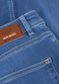 blauwe mos mosh wide jeans dara deluxe jeans