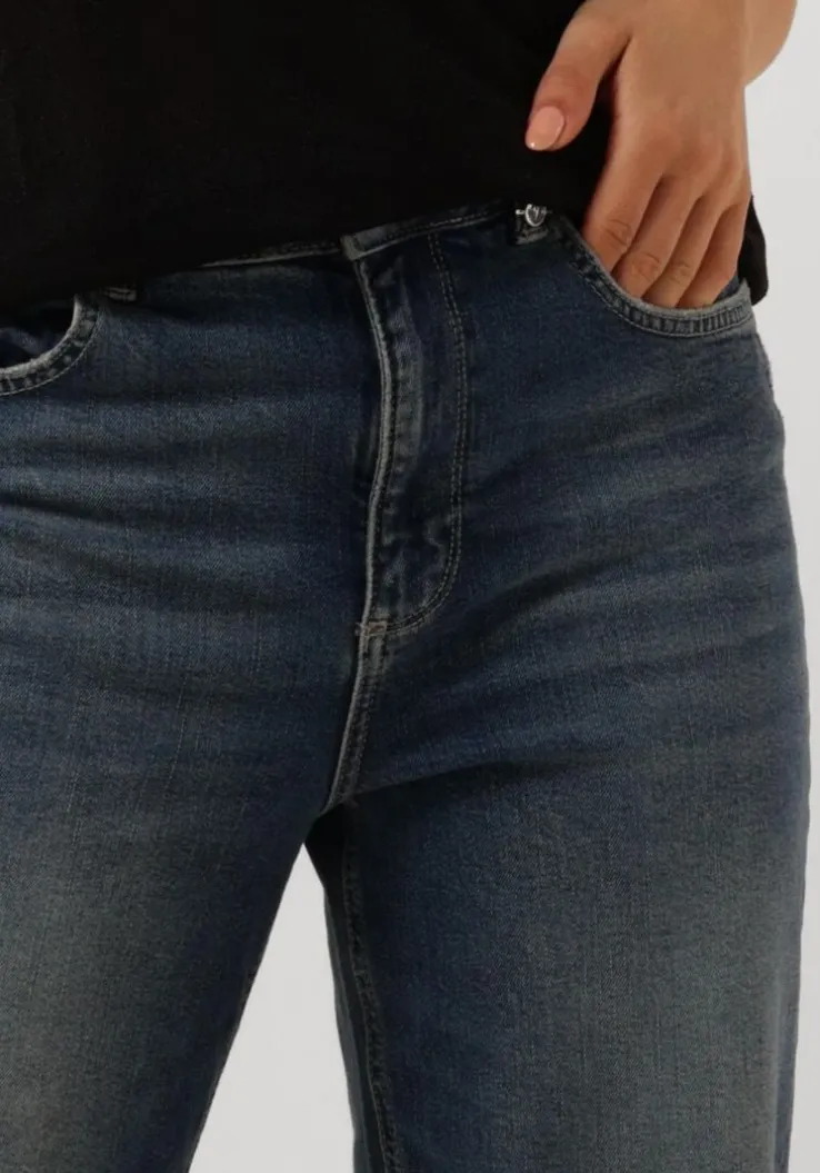 blauwe mos mosh wide jeans relee kessel jeans