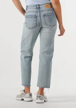 blauwe my essential wardrobe straight leg jeans dangomw 144 high straight y