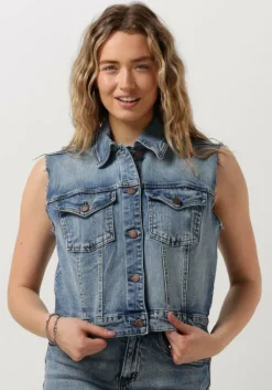 MY ESSENTIAL WARDROBE e spijkerjas dangomw 144 vest>DAMES Jassen