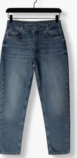 blauwe my essential wardrobe mom jeans 34 the mommy 139 high tapered