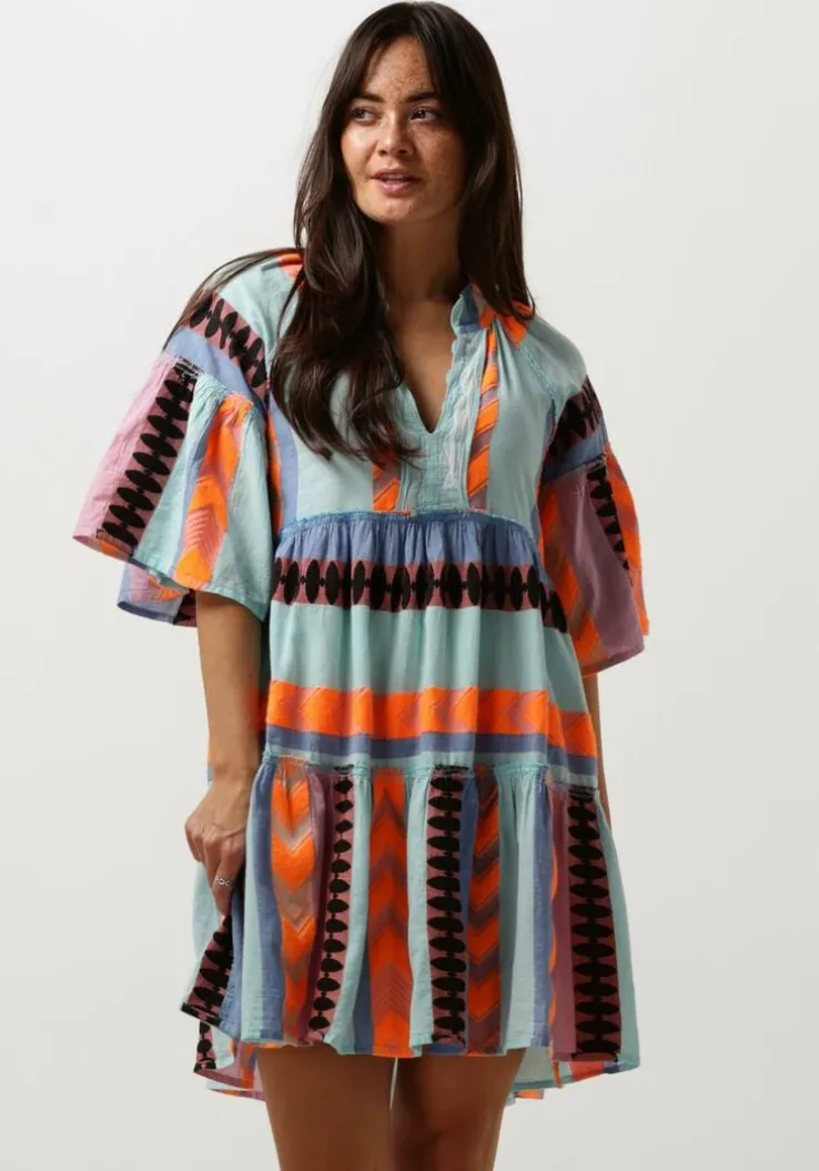 blauwe nema mini jurk bella