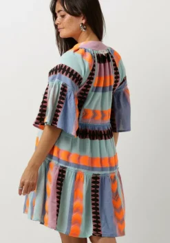 blauwe nema mini jurk bella