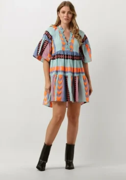 blauwe nema mini jurk bella