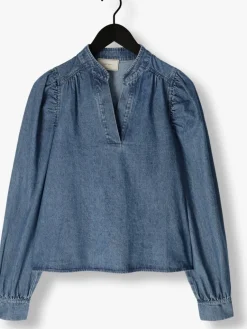 NEO NOIR e blouses rosslyn denim blouse><noscript><img width=