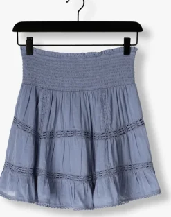 blauwe neo noir minirok robby s voile skirt