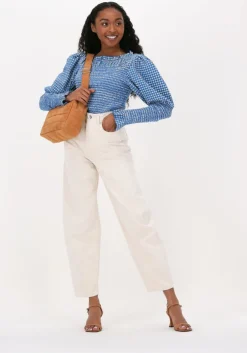 blauwe notes du nord top cheryl blouse