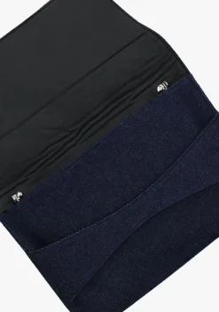 blauwe notre-v clutch 3207