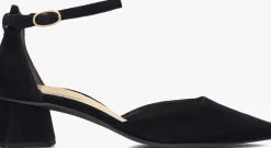 blauwe paul green sandalen met hak 3820