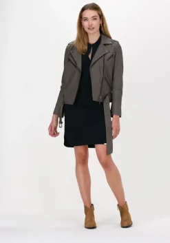 blauwe penn & ink mini jurk jill