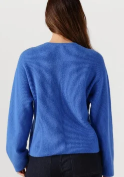 blauwe penn & ink vest cardigan w25b345