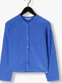 blauwe penn & ink vest cardigan w25b345