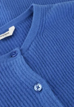 blauwe penn & ink vest cardigan w25b345