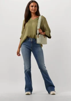 blauwe replay flared jeans newluz flare pants