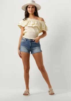 blauwe rough studios jeans billy jeans shorts