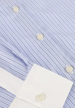 blauwe selected femme blouses slfilina relaxed contrast ls shirt